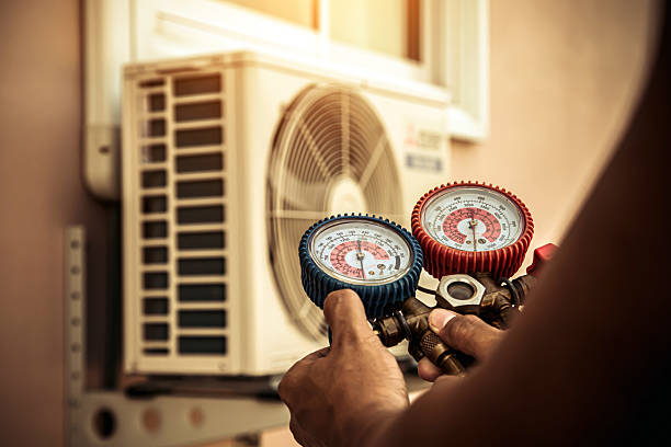 Professional Hvac technician working in Travis Afb, CA
